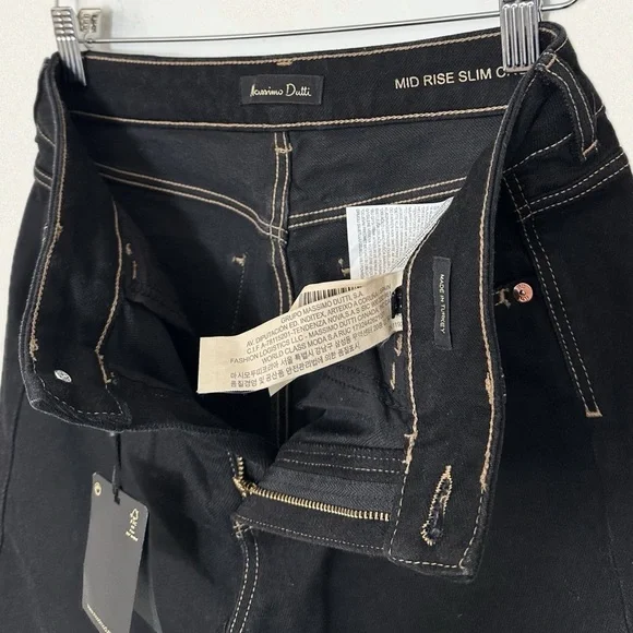 Massimo Dutti Mid Rise Slim Cropped Jean - Picture 8 of 8
